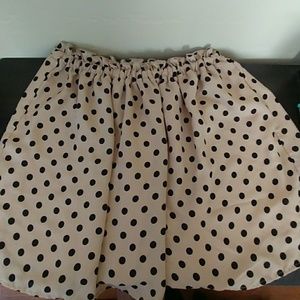 Polkadot skirt